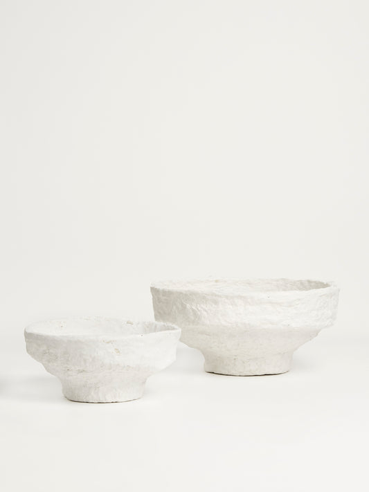 White Sculpture Bowl